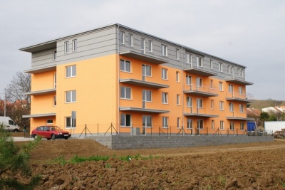 Novostavba bytového domu Říčany u Brna