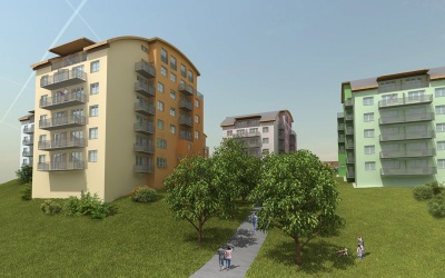 Bytové domy - Liberec, Nádvorní ulice